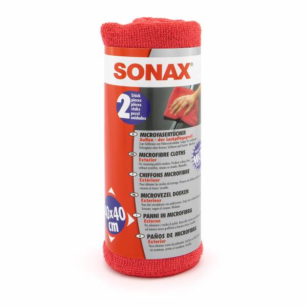 SONAX Microfasertücher Außen - der Lackpflegeprofi