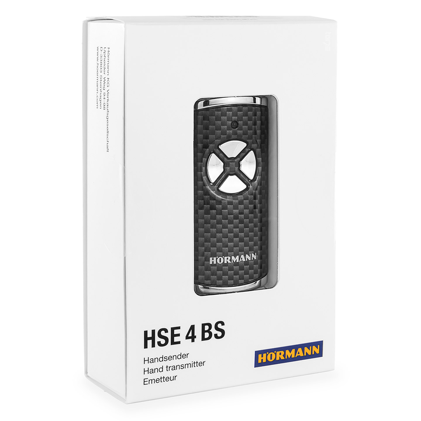 Hörmann Handsender HSE4, BiSecur, Carbon
